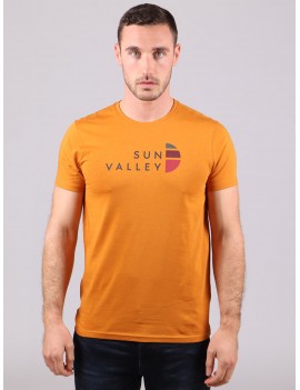 T-Shirt Manche Courte Sun Valley Homme Colker 5524 Ambre