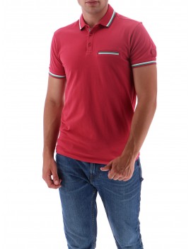 Polo Manche Courte Sun Valley Homme Bengal 8470 Rouge