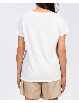 T-Shirt Manche Courte Sun Valley Femme Pakiri 08 blanc