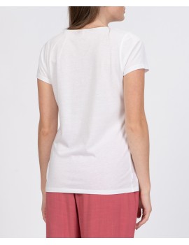 T-Shirt Manche Courte Sun Valley Femme Patea 08 blanc